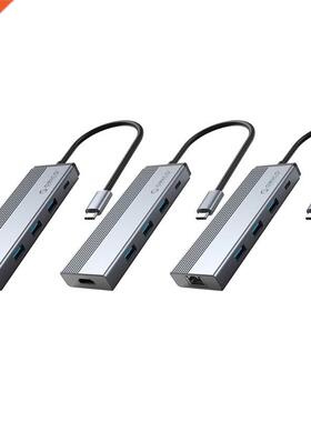 USB Hub 3.0, 5 in 1 100W PD Dock Splitter with High Speed an
