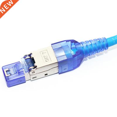10Pcs/Lot Tool-Free Shielded RJ45 Cat 7 Termination Plug Cat