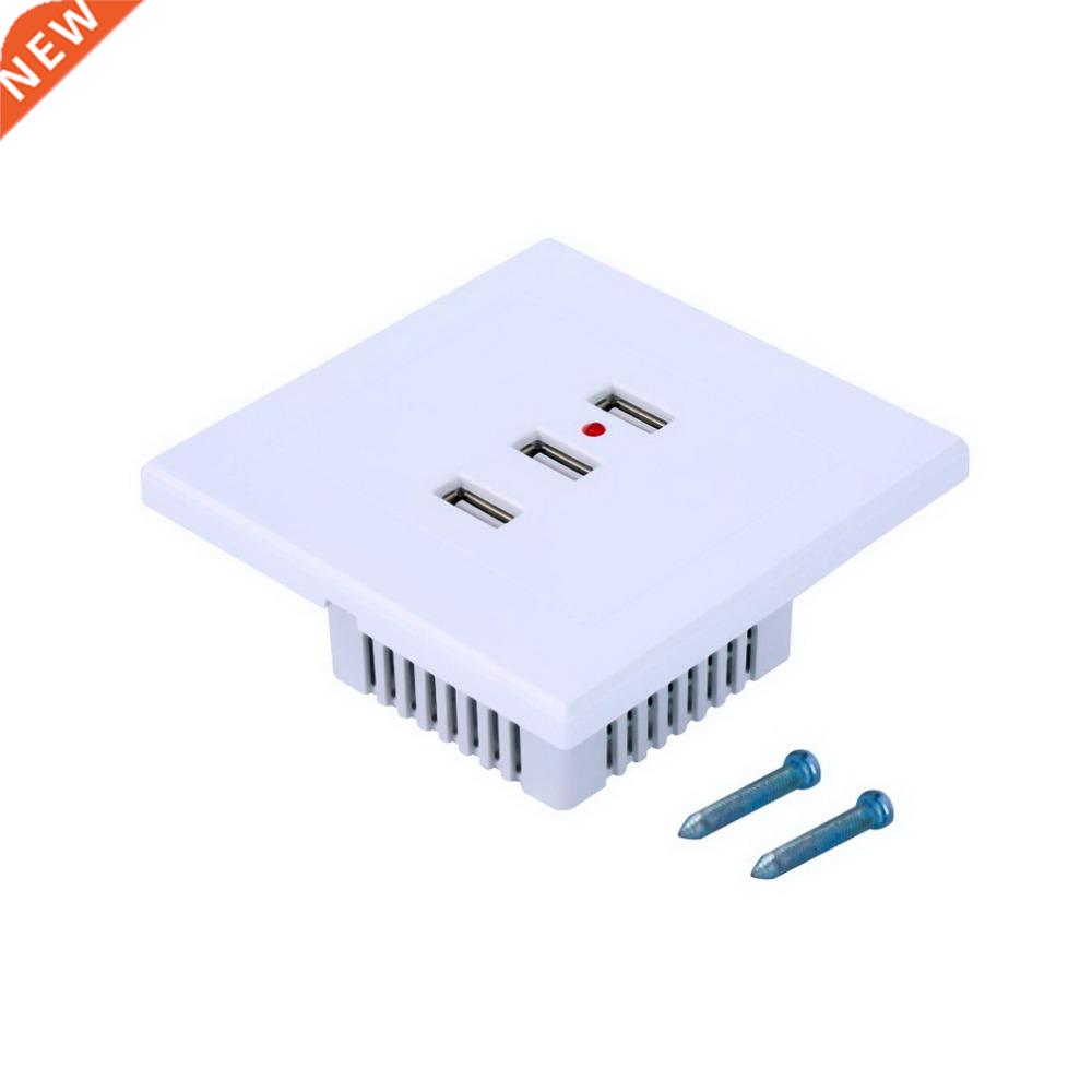 3 Port USB Power Charger Socket 220V To 5V For Cell Phone PC