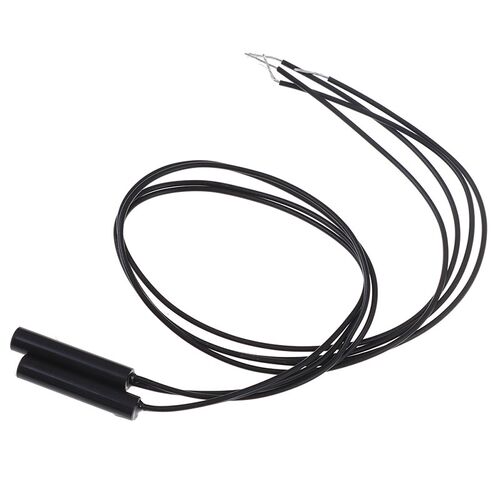 2pcs Cylindrical Plastic Mounted Reed Proximity Switch Magne