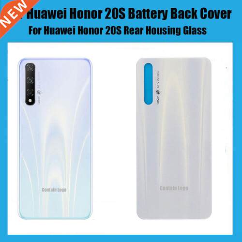 For Huawei Honor 20S Back Battery Cover Glass Housing Door