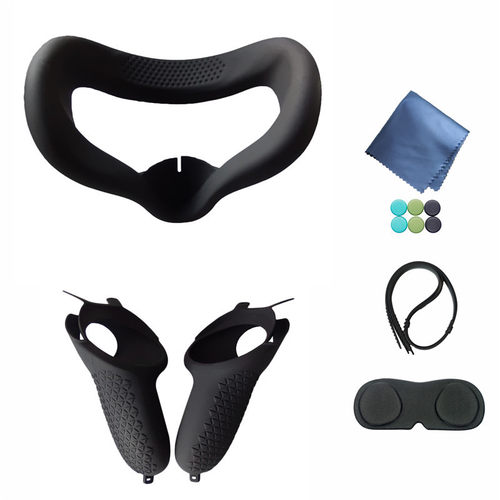 Eye Mask Cover Face Pad VR Controller Handle Grip Caps Prot