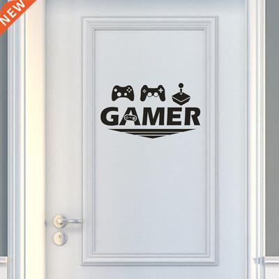 PVC Wallpaper living room Gamer Home Decor Door Wall Sticker