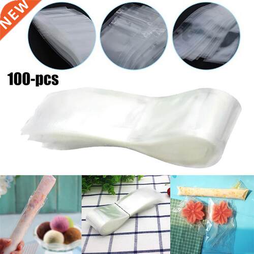 100pcs Disposable Zip-Top Ice Pop Ice Lolly Molds Making Bag