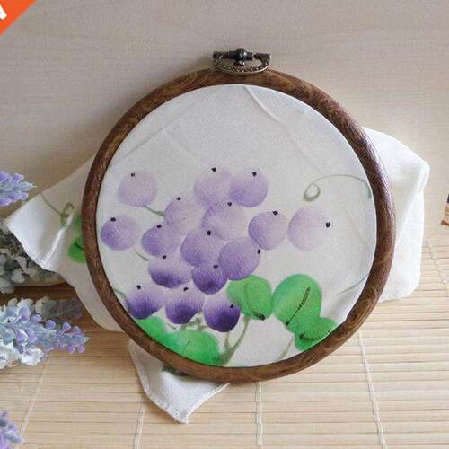 10cm Practical Embroidery Hoops Frame Set Bamboo Wooden Embr