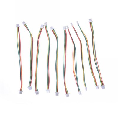 10pcs/lot 100MM Mini Micro SH 1.0mm 4-Pin JST Double Connect