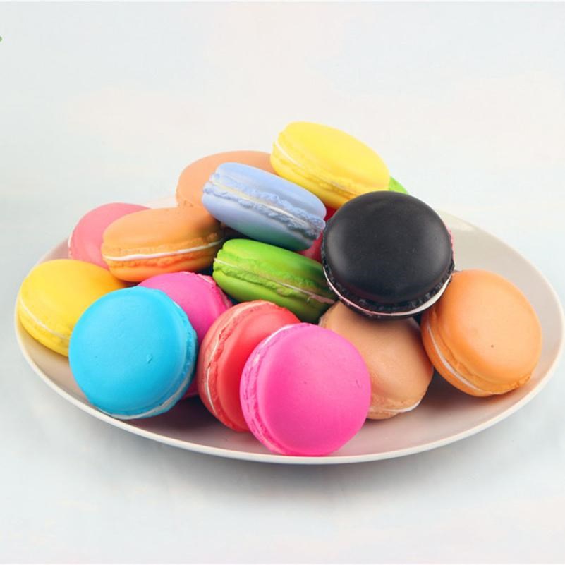 Simulation Macaron Pretend Toys Macaron Food Squishy Super