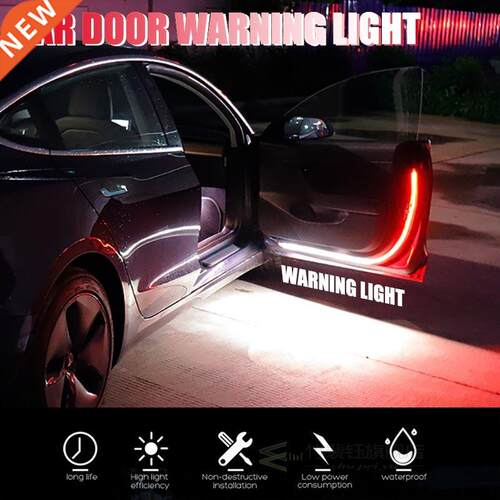12V Car LED Interior Door Welcome Light Warning Stroe Sign