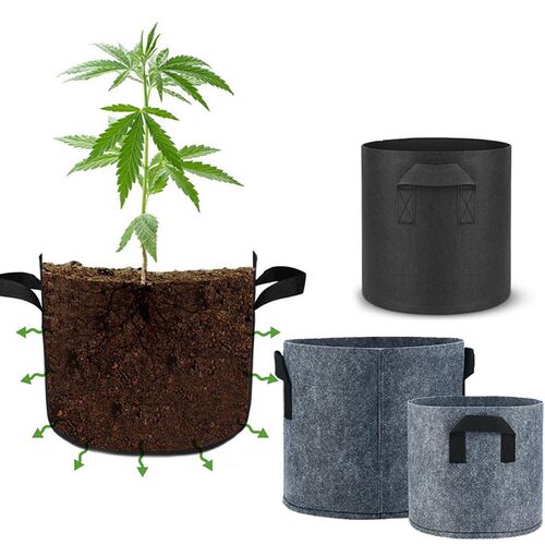 Portable Grow Bags Garden Plants Growth Seedling Pots Fabric