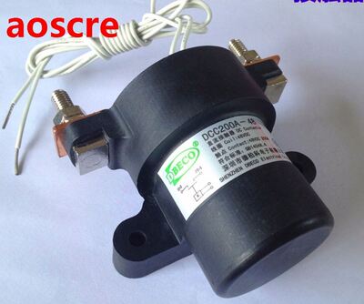 DCC200A-24V Automobile relay Dc contactor for EV / forklift