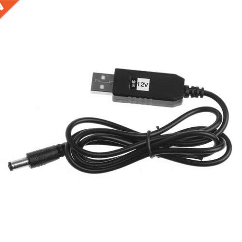 USB DC 5V To DC 12V 2.1x5.5mm Male Step-Up Converter Adapter