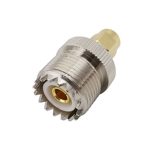 1Pcs RF Coaxial Adapter SMA Male Plug to UHF Female SO239 SO