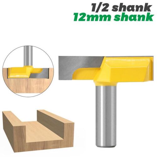 1/2 Inch 12mm Shank 2-1/4 Bottom Cleaning Router Bit (Mortis