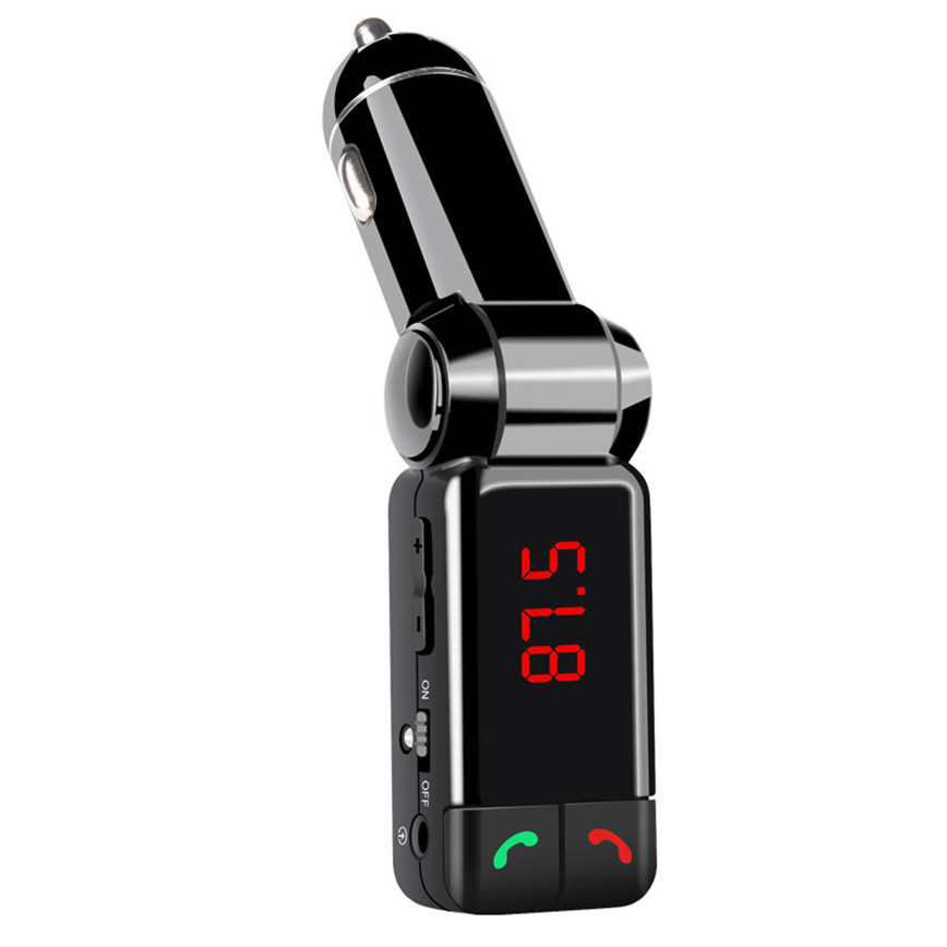 LCD Bluetooth MP3 FM Transmitter USB Charger Handsfree jul04