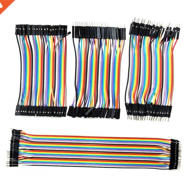 120Pcs/Lot 10cm 30cm Color Ribbon Line Breadboard Dupont Cab