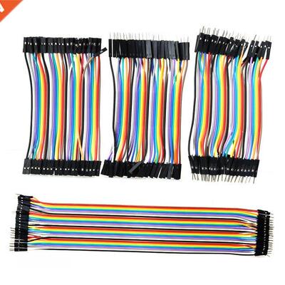 120Pcs/Lot 10cm 30cm Color Ribbon Line Breadboard Dupont Cab