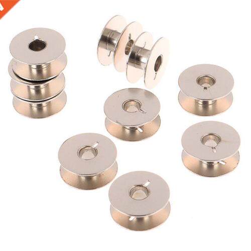 10PCS Metal Bobbins Spool Sewing Craft Tool Stainless Steel