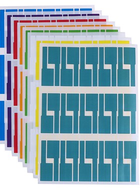 300Pcs Self-adhesive Cable Labels Waterproof Identification
