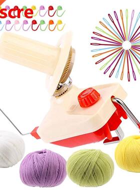 Wool Wnder Machne Wth Knttng Yarn Ball Scarf Wool And