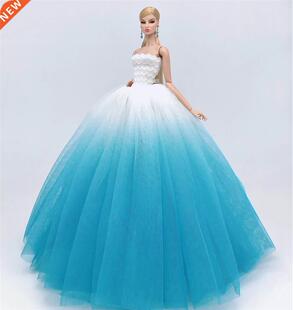 case for barbie doll clothes Princess dress trailing wedding