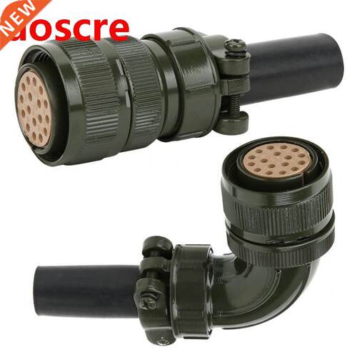 Industrial Aviation Connector Alloy Plating 17-Cores IP67 Wa