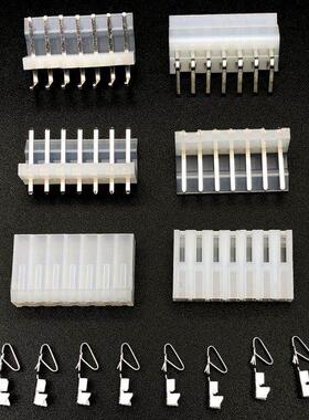 6Sets=54pcs CH3.96mm connector 7P 7pn CH3.96 straght/curve