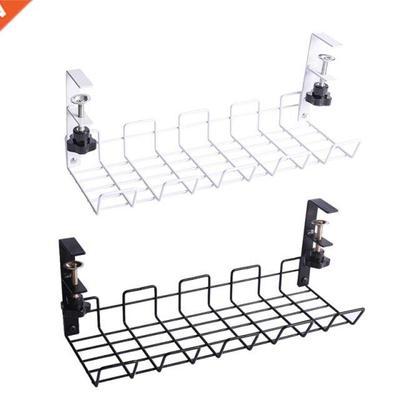 Under Table Storage Rack Cable Management Tray Desk Bottom S