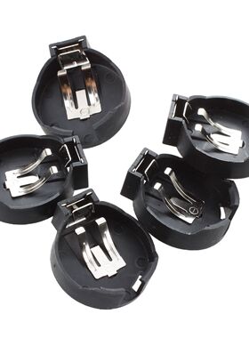 PCB Hole Plugging Type CR/LIR2450 Button Cell Holder 5 Pcs B