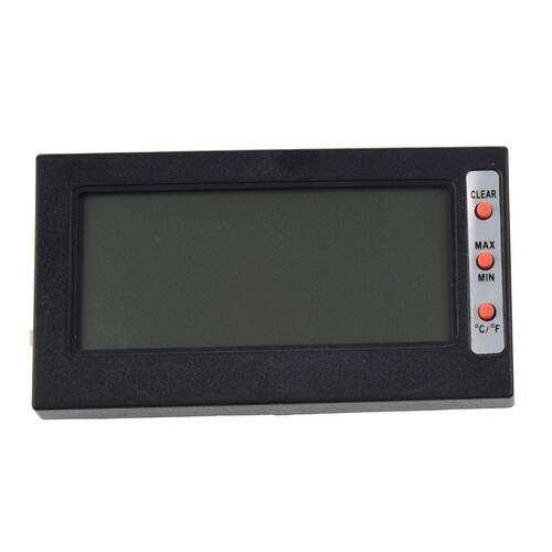 LCD Screen Digital Thermometer C / F hygrometer Max Min Memo