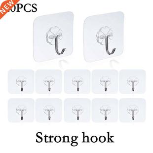 Transparent Strong Self Adhesive Door Wall Hangers Hooks Mag