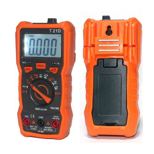 T21D Digital Multimeter DC/AC Voltmeter Handheld Diode NCV T