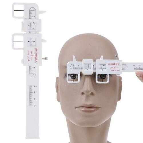 0-100mm Measure Optical Vernier PD Ruler Pupil Distance Mete