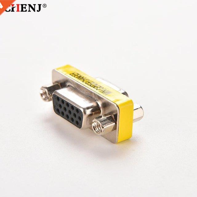 1pcs 15 pin D-Sub VGA HD SVGA Female to Female MINI Gender