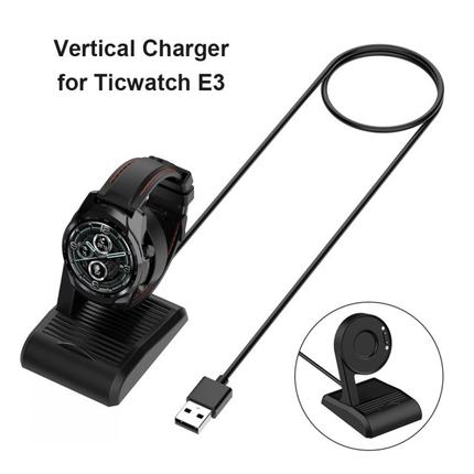 1m Charger Cradle Dock for TicWatch E/Pro/PRO Lite USB Fa