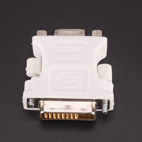 New 24+1 Pin DVI-D-D-M To VGA-F Adapter Video Computer Monit