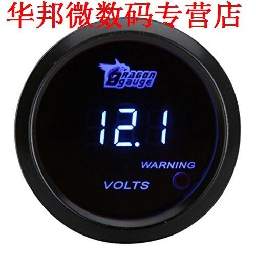 52mm 2in LCD 0 ~ 15 V Vtage Meter Gauge voor met Waarschuw