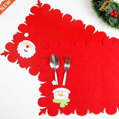 Christmas Table Mat Table Placemats Coaster Waterproof Table