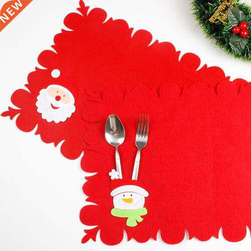 Christmas Table Mat Table Placemats Coaster Waterproof Table