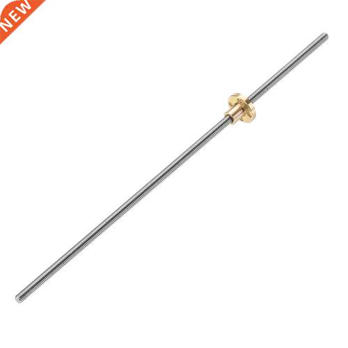 300mm T6 Lead Screw 6mm Thread 1mm Pitch Lead Screw with Co