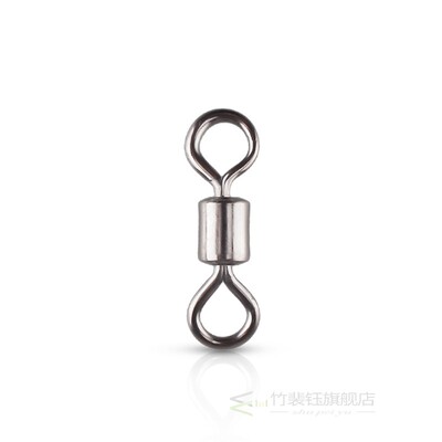 50PCS Fishing Connector Fishing Barrel Bearing Rolling Swive