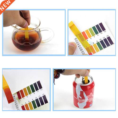 80 Strips/pack Tropical Aquarium pH test strips Full PH Mete