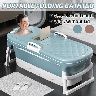 1.38 Portable Bathtub Nonslip Folding Bath Bucket Large