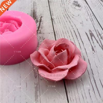 3D Flower Rose Silicone Fondnt Cke Mold Sop Jelly Mousse