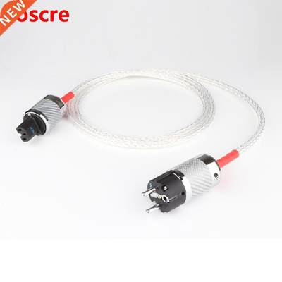 Hi End 8ag 16core Twist Silver plated OCC Power Cable Carbo