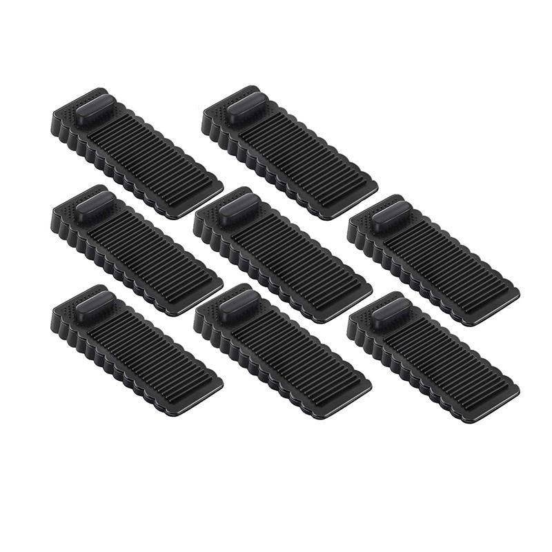 8pcs door stopper rubber wedge slip-resistant rubber door st