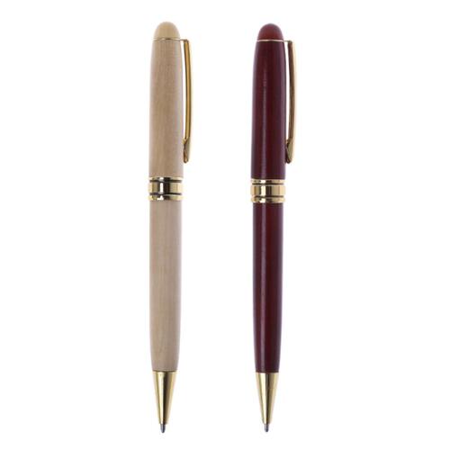 Handmade Twist Wood Ballpoint Pen School Student Stationary