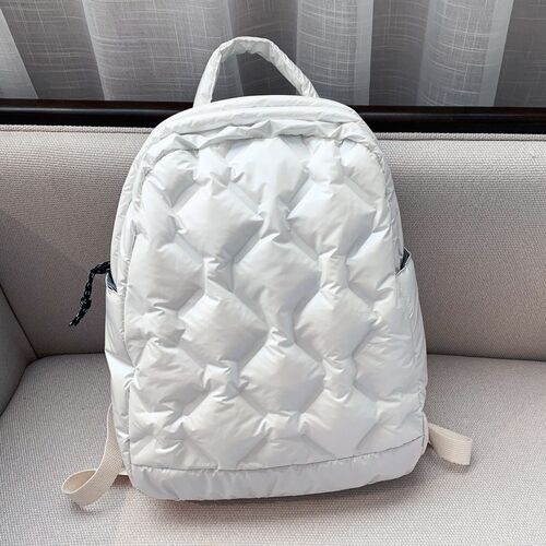Ultralight Winter Warm Space Down Backpack Women School Back