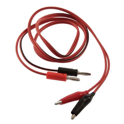 Alligator Clip Test Cable Leads 4mm 1M Injection Banana Plu