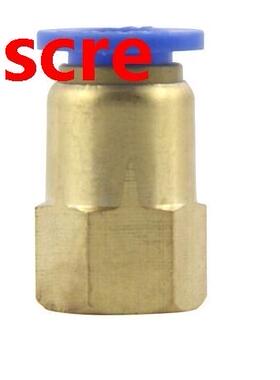 5pcs/lot Pneumatic Connectors Female straight one-touch fitt