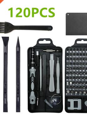 Computer Repair Tool Kit 120 in 1 netic Screwdriver Kit +Pry